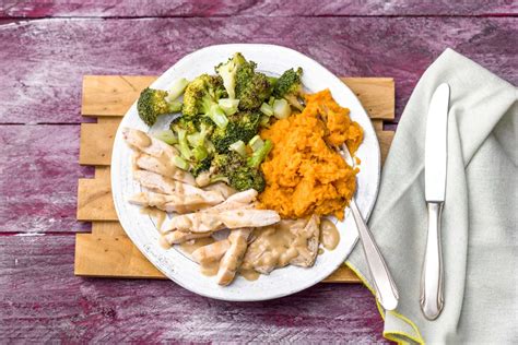 Pan-Fried Chicken Breast with Sweet Potato Mash Recipe | HelloFresh
