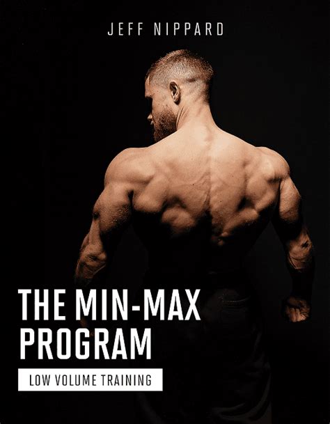 PRE-ORDER: THE MIN-MAX PROGRAM Jeff Nippard Fitness