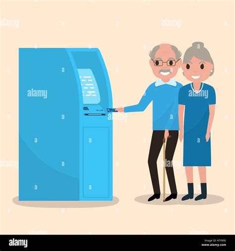 Retired old man holding Stock Vector Images - Alamy