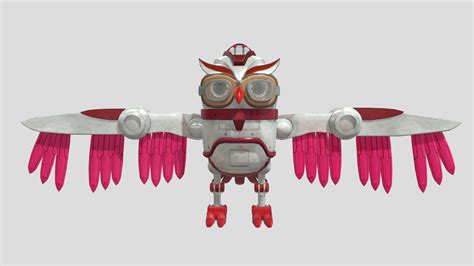 Typhoon Owl Mecha - Pac Man World 2 RePac - Download Free 3D model by ...