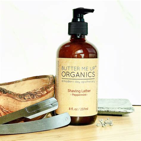 Natural Shaving Lather / Shaving Cream / Organic Shaving — Butter Me Up ...