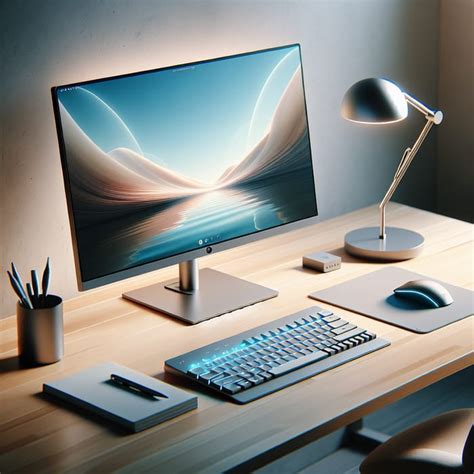 Sleek Computer Setup for a Productive Workspace | AI Art Generator ...