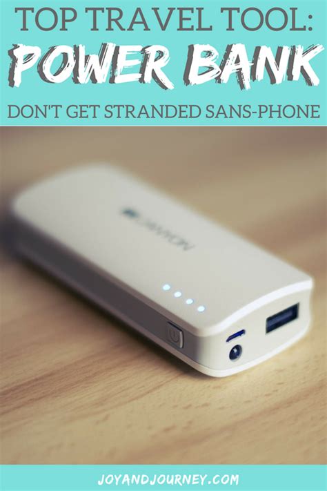 Tuesday Travel Tools: Travel Power Bank - Joy and Journey