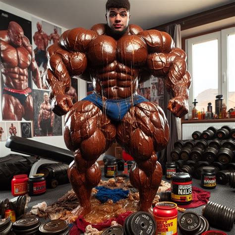 Huge Teenbodybuilder trains in his messy Room 26 by AI-Muslephantasies on DeviantArt