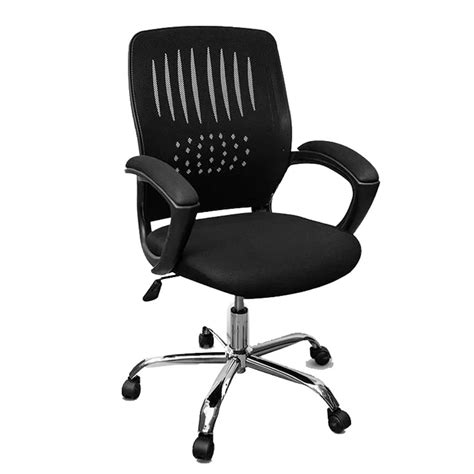 Ergonomic Adjustable Office Chair with Lumbar Support, Thick Padded ...