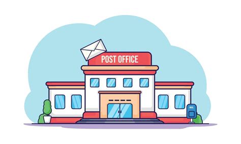 Illustration vector graphic design of Post Office 28272921 Vector Art ...