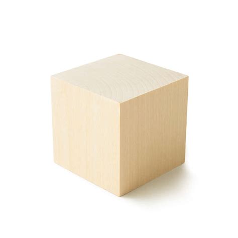 Download A Wooden Cube On A White Background | Wallpapers.com
