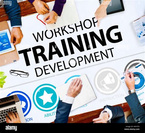 Workshop Training Teaching Development Instruction Concept Stock Photo ...
