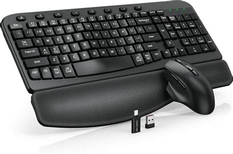 Amazon.com: MEETION Ergonomic Wireless Keyboard and Mouse, Ergo ...