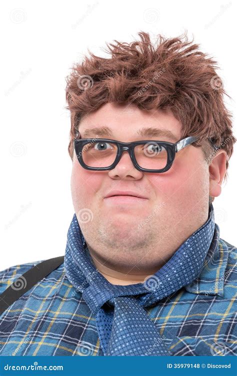Overweight obese young man stock photo. Image of braces - 35979148