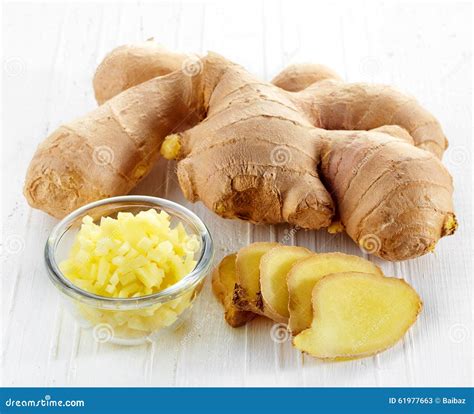 Ginger root stock image. Image of natural, flavor, herb - 61977663