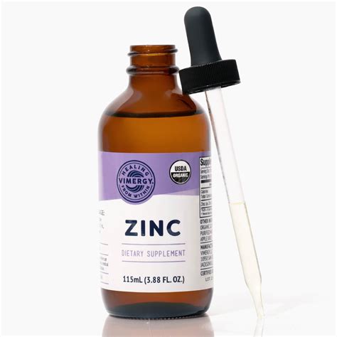 Organic Liquid Zinc Supplements | Zinc Vitamins – VIMERGY US