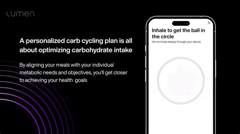 Carb cycling meal planner | Smarter way to carb cycle | Lumen