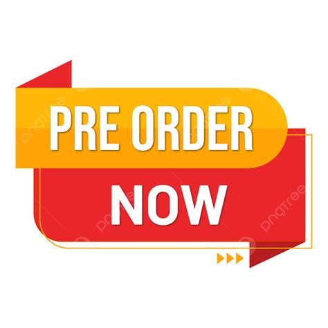 Pre Order Now Free Transparent Vector Image, Pre Order Now, Pre Order ...