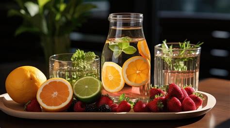 Premium AI Image | Colorful assortment of fruits and vegetables