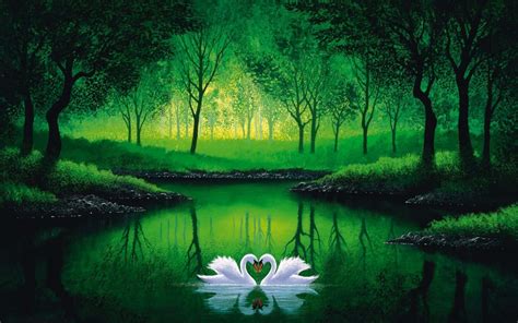 Download Peaceful Oasis of Nature | Wallpapers.com