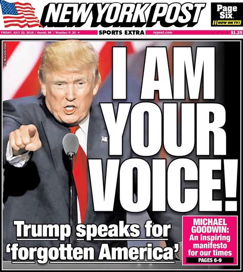 THE CENTRIST: Today's New York Post Front Cover