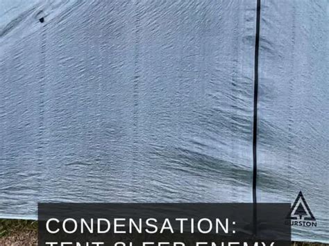 Stop tent condensation in cold, wet conditions?