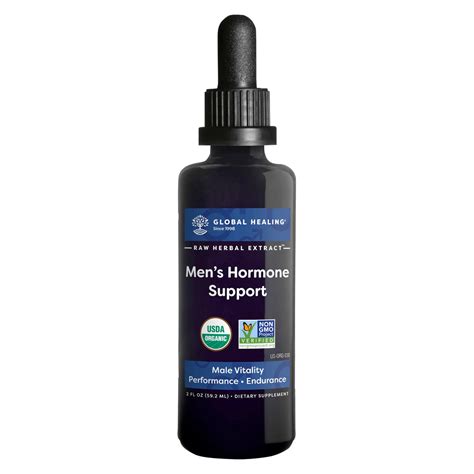 Global Healing Men's Hormone Support - All Natural Male Vitality Booster