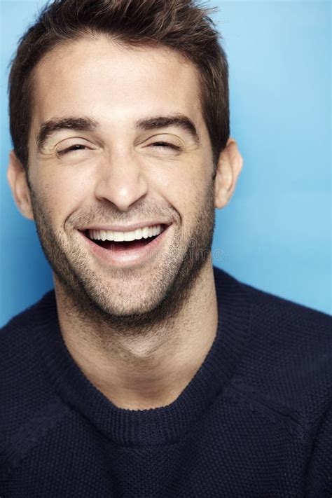 Portrait of an Attractive Man Stock Photo - Image of common, happiness ...