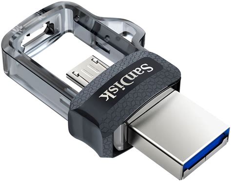 Best Buy: SanDisk Ultra 128GB USB 3.0, Micro USB Flash Drive Gray ...