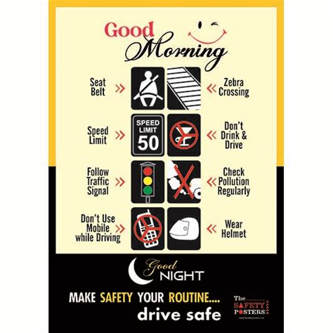 Road Safety Posters – Good Morning – thesafetyposters.com