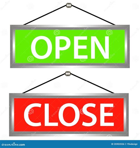 Open and close icons stock vector. Illustration of graphic - 35903556