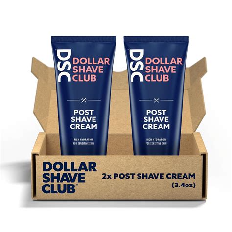 Amazon.com: Dollar Shave Club | Post Shave Cream 2 ct. | A Calming and ...