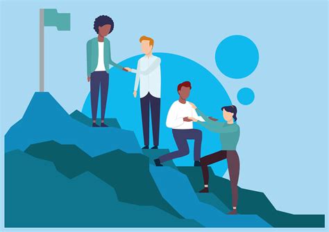 Leadership Skills - Illustration | A leader helps a team up … | Flickr