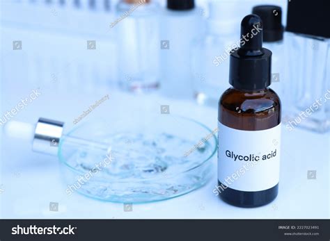 Glycolic Acid Bottle Chemical Ingredient Beauty Stock Photo 2227023491 ...