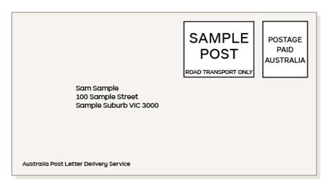 Sample Post - Australia Post