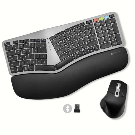 X9 Ergonomic Keyboard And Mouse Wireless Combo 2 4g Bluetooth ...