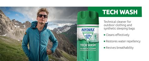 Nikwax TECH WASH 300ML &amp; POLAR PROOF 300ML Twin Pack Clean/Proof Value Pack. Technical Cleaner ...