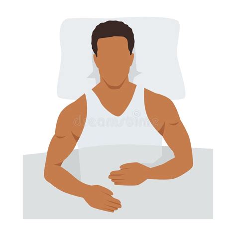Man Sleeping after Workout for Muscle Recovery. Deep Sleep Stock ...