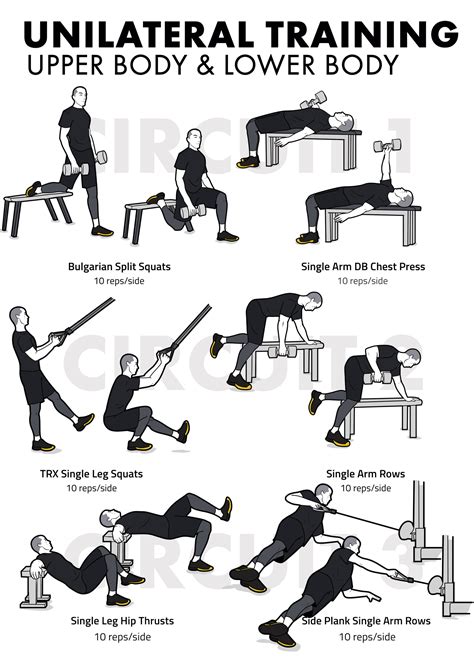 Unilateral Training- Upper & Lower Body - JLFITNESSMIAMI- Easy to ...