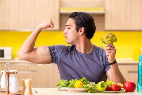 The Young Man in Dieting and Healthy Eating Concept Stock Image - Image of agriculture, blog ...