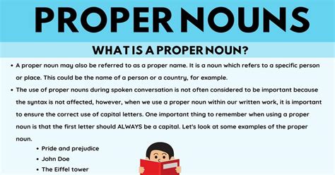 Proper Noun: Definition, Rules and Examples of Proper Nouns • 7ESL