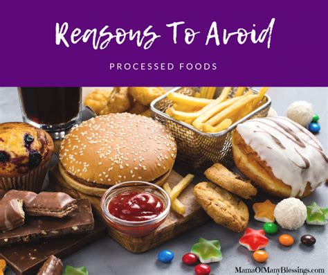 5 Reasons To Avoid Processed Foods