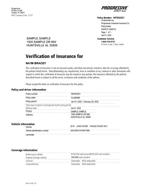 Insurance Card Template