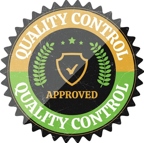 Quality Control Approved Stamp, Badge, Icon, Seal, Emblem, Quality ...