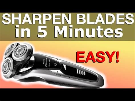 Sharpening Electric Shaver in under 5 Minutes (How to DIY) - YouTube