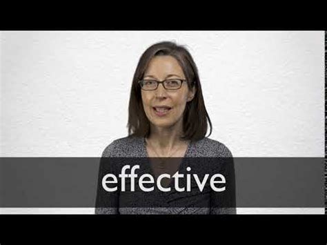 EFFECTIVE definition and meaning | Collins English Dictionary
