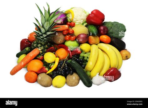 Mixed Fruits And Vegetables Mixed Fruits &amp; Vegetables Set 2 Stock