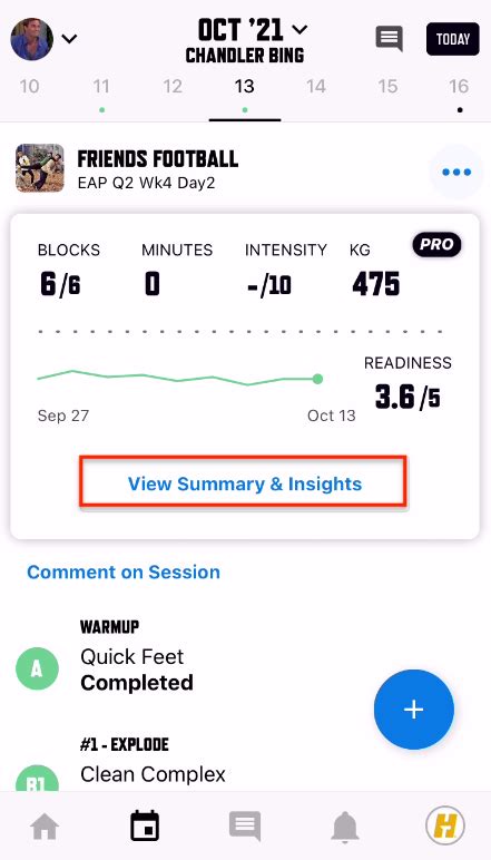Accessing Your Athletes' Readiness Metrics In-App – TrainHeroic