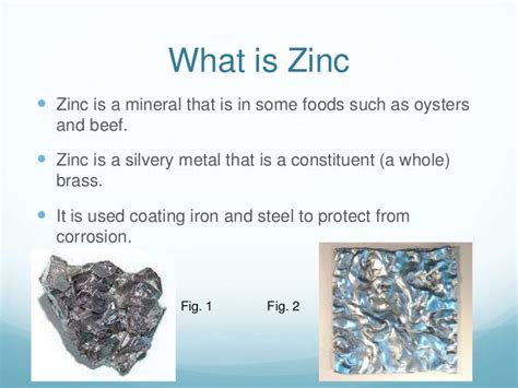 Zinc presentation