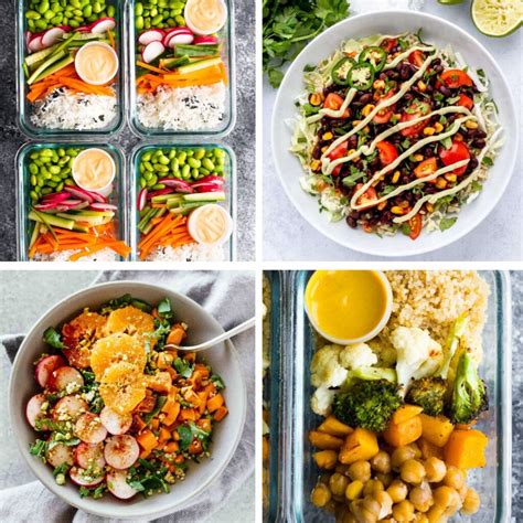 41 Easiest Vegan Meal Prep Ideas - All Nutritious