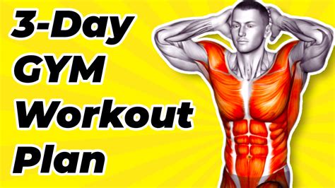 Efficient Workout Plan 2-Days A Week (Full Body Split Routine For ...