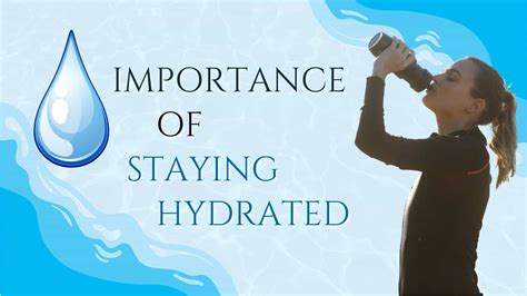Importance Of Hydration And Drinking Water