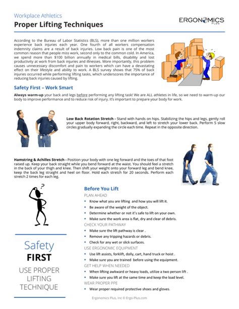 Proper Lifting Techniques: Workplace Safety Training