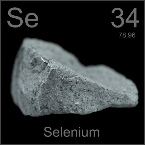 Poster sample, a sample of the element Selenium in the Periodic Table